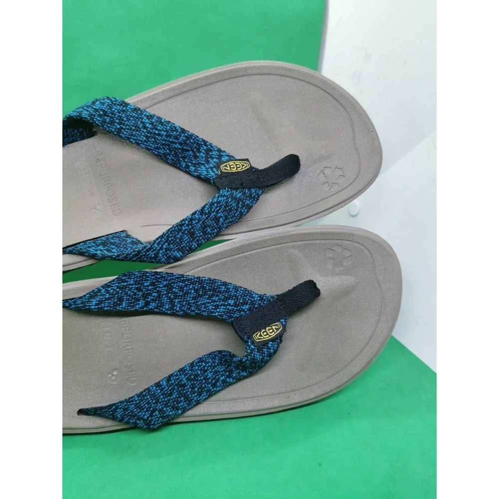 KEEN Harvest Flip Flops Men's Size 12 Sandals Repurposed Sole Slip On